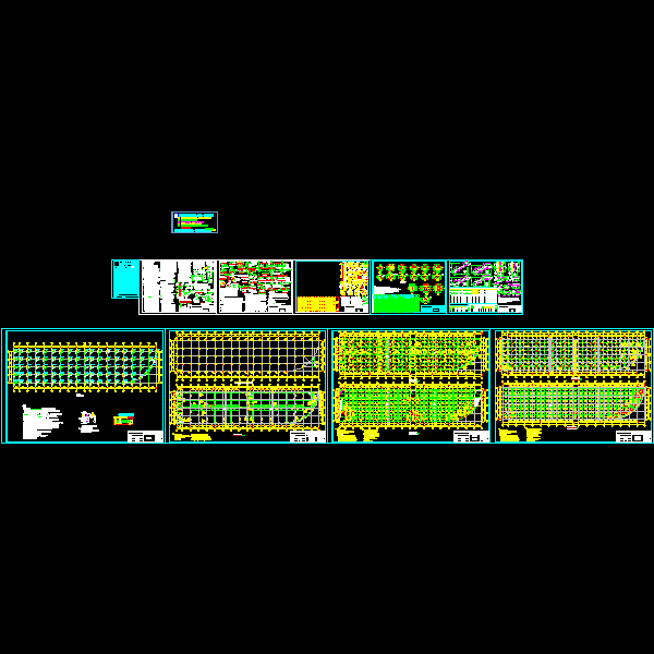 2层商铺1结构CAD施工图纸(dwg)(丙级桩基础)(二级结构安全)