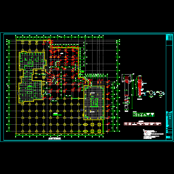 [CAD图]螺杆桩基础设计(dwg)