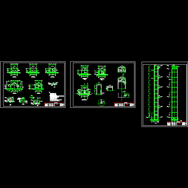 电梯钢结构施工图纸 - 1