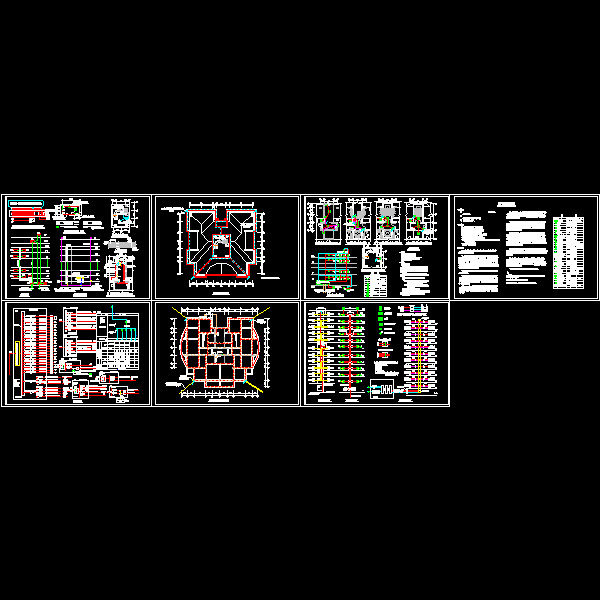 11层住宅设计常用节点设计dwg格式CAD图纸详图部分(火灾自动报警系统)