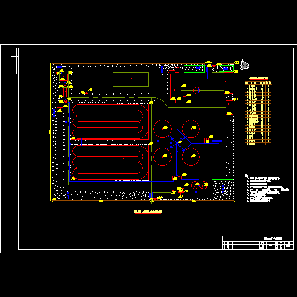 污水处理厂平面布置图.dwg