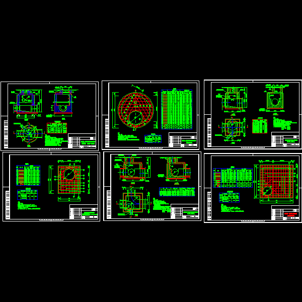 一份检查井CAD大样图纸