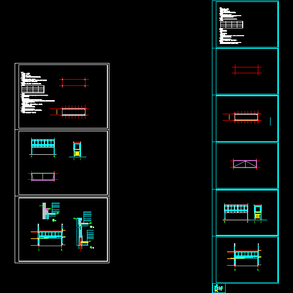 连廊建筑图.dwg