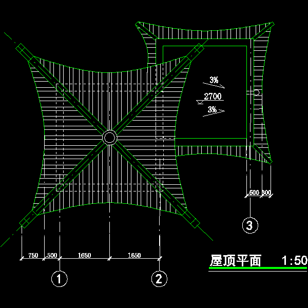 公厕屋顶平面.dwg