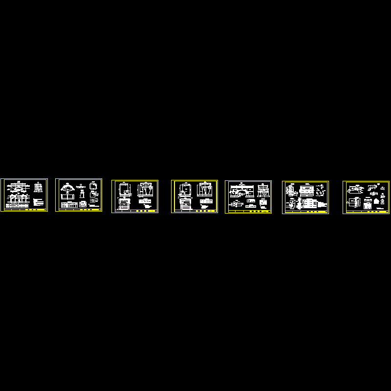 石拱桥加宽CAD图纸(扩大基础)(dwg)