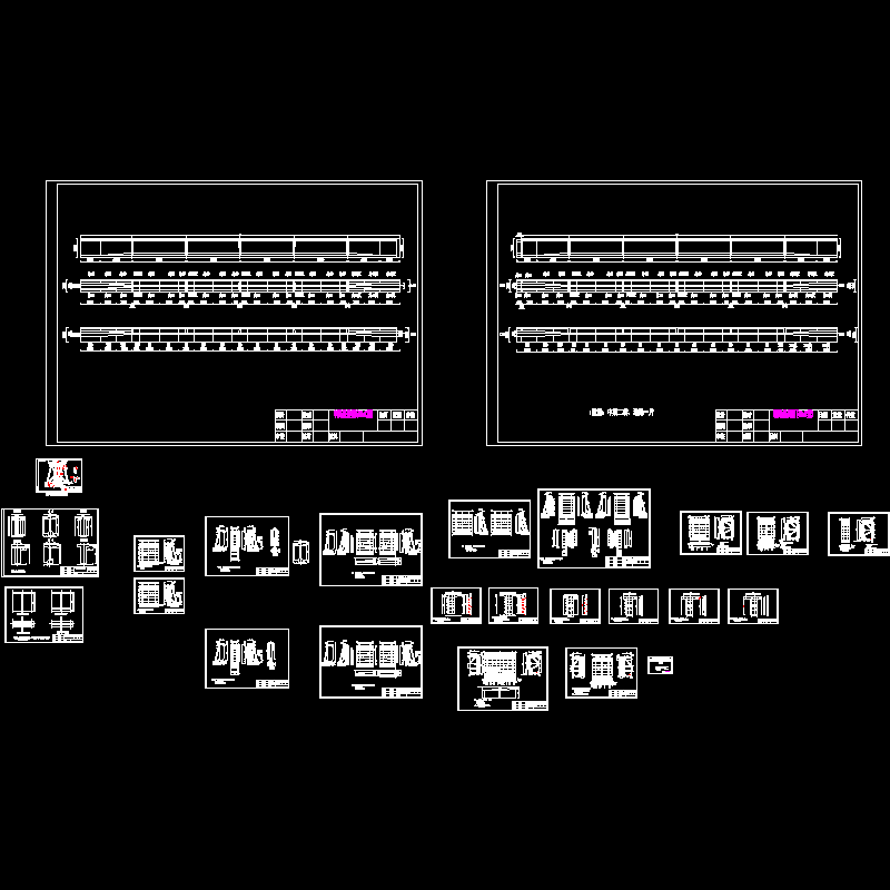 40mT梁模板CAD图纸(dwg)