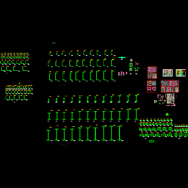 [cad图集]幕墙标准件图纸集