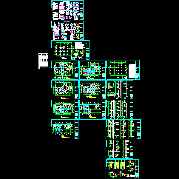 3层会所结构CAD施工大样图(dwg)(丙级桩基础)(二级结构安全)