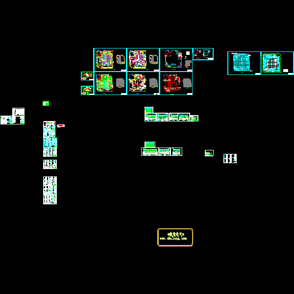 5层大型商业广场电气CAD施工图纸（商业、超市及其配套设施）(TN-S)