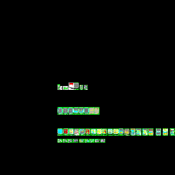 光纤公司厂房结构CAD施工图纸(dwg)(乙级桩基础)