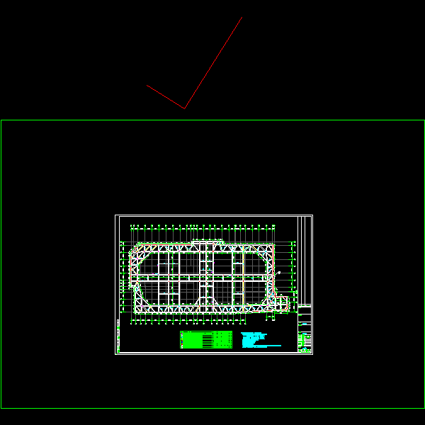 第二道支撑平面布置图.dwg