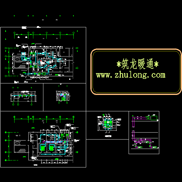 一份医院手术部空调、通风CAD图纸