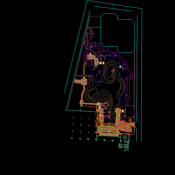 yc-06大堂出口处放线定位图.dwg