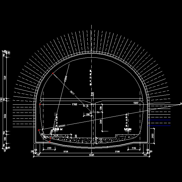 车站隧道断面大样图.dwg