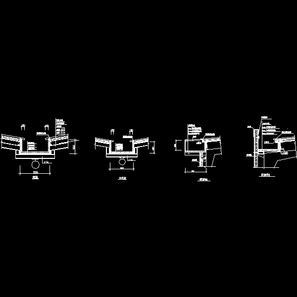 一份天沟节点构造详细设计CAD图纸