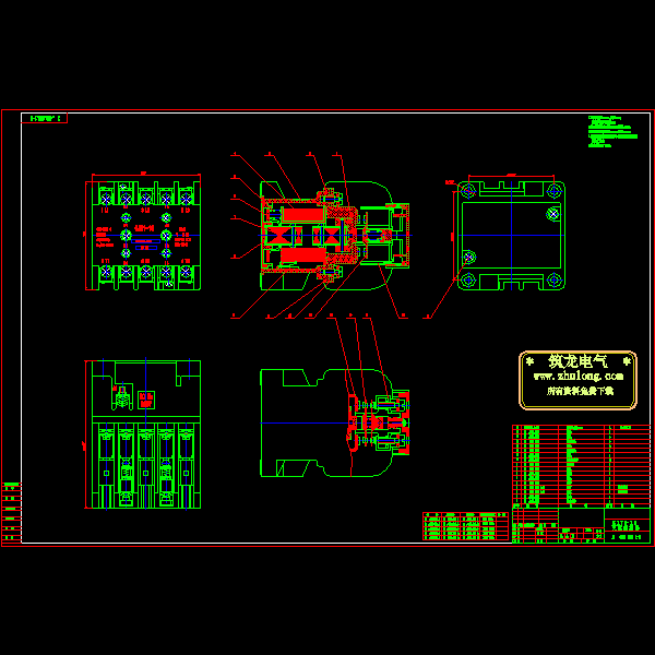 cjt1-10交流接触器总装图1.dwg