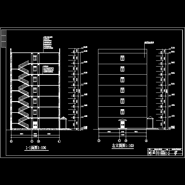 11剖面图左立面图.dwg