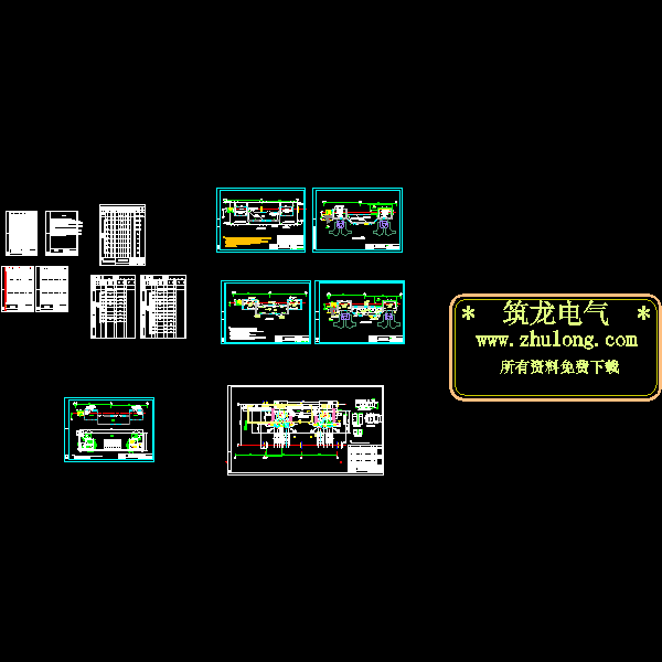 一份厂精练炉电气CAD施工图纸(照明布置图)