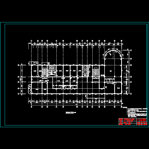 办公楼二层平面图 1号.dwg