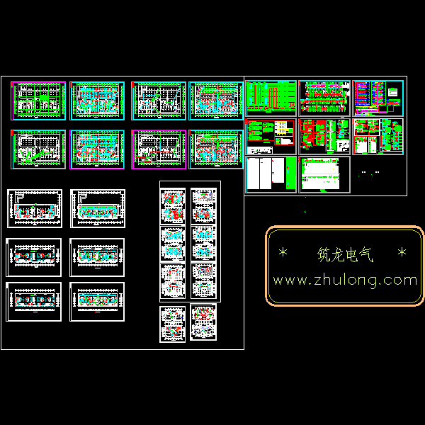 28层公寓电气CAD施工图纸(火灾报警系统)