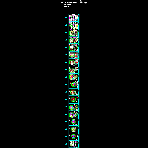 18层统拆统建安置房小区结构CAD施工图纸(dwg)(乙级筏形基础)