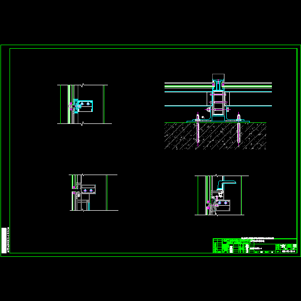 0328-302-11b-10玻璃幕墙节点详图一.dwg