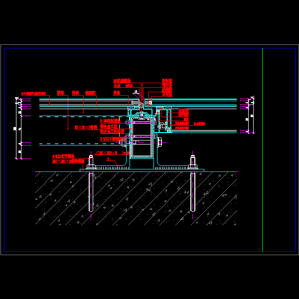 玻璃幕墙1节点图1.dwg