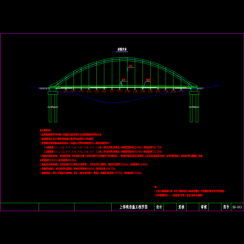 上部构造施工程序图.dwg