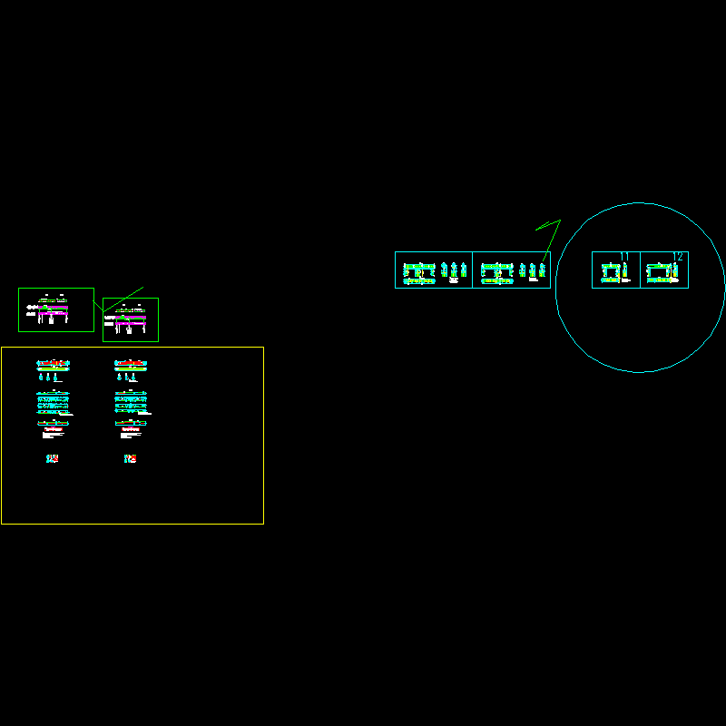 s3-3-2-7 互通主线高架桥二 桥墩盖梁钢束布置图（一）（二）.dwg