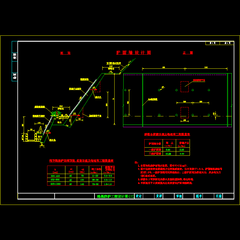 护面墙坡面防护.dwg