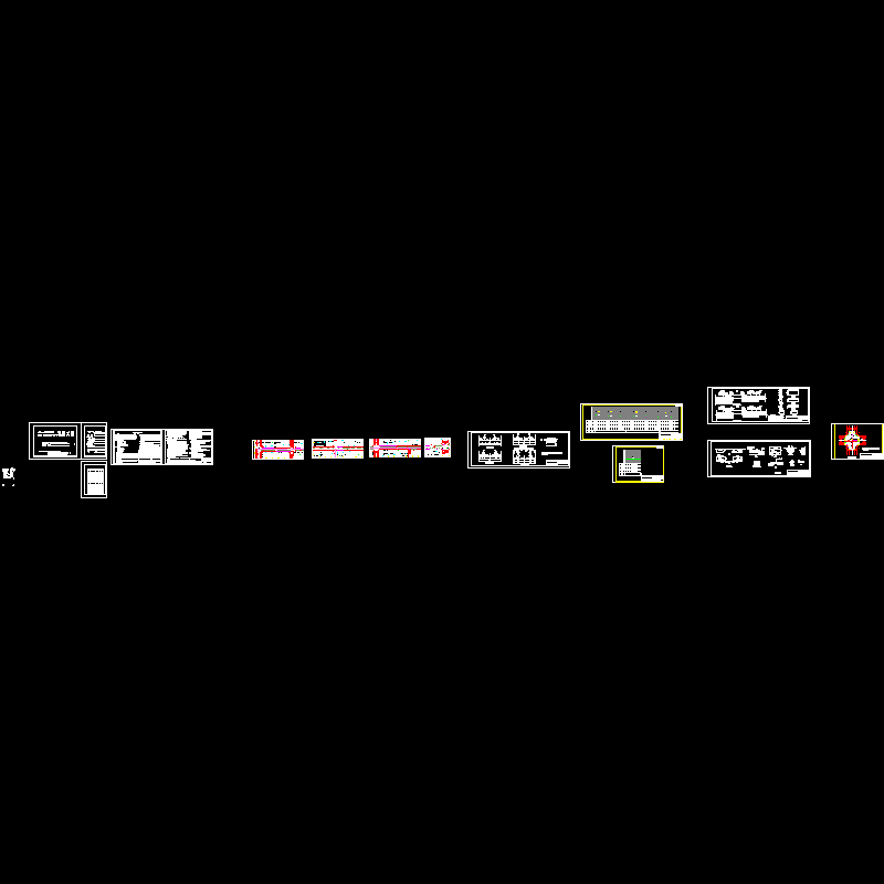 道路改造设计CAD大样图(dwg)