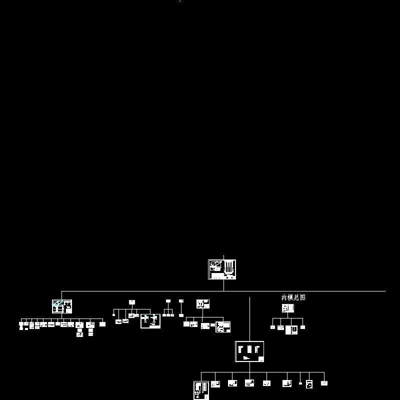 80m挂篮加工安装CAD图纸(dwg)