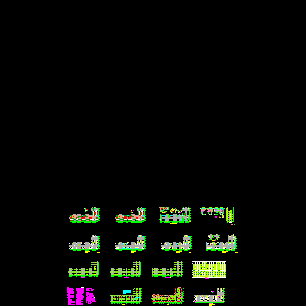 框架结构宿舍楼结构CAD施工图纸（6层L型桩基础）(dwg)(7度抗震)