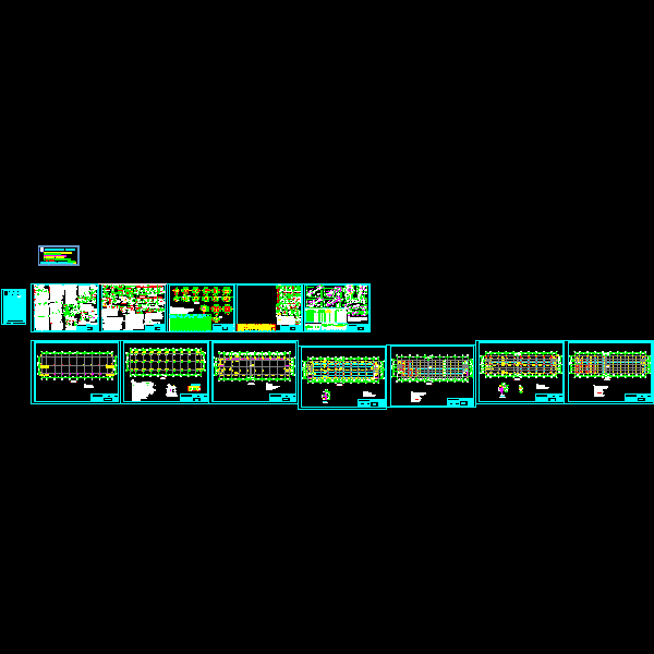 2层商铺7结构CAD施工图纸(dwg)(丙级桩基础)(二级结构安全)