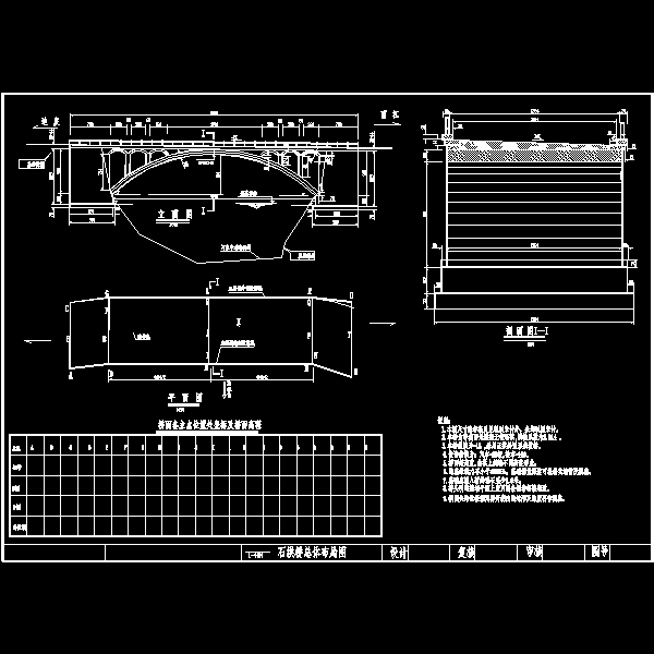 石拱桥构造图 - 2