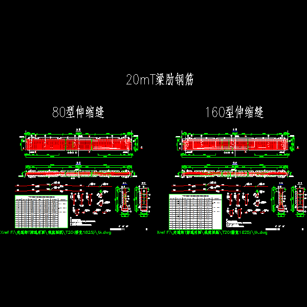 p12～13 t梁梁肋钢筋布置图（一）～（二）.dwg