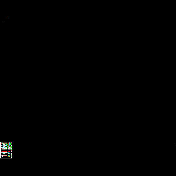 旱喷景观做法CAD详图纸(dwg)