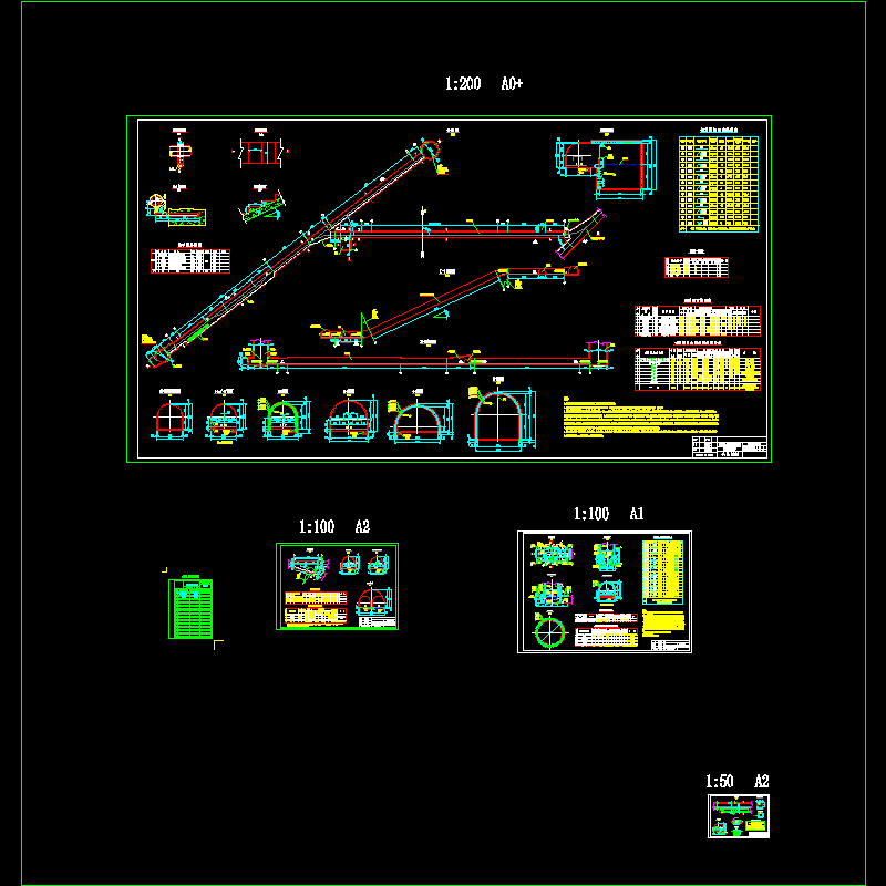 主副井井底清理硐室及联络斜巷_dwg.dwg