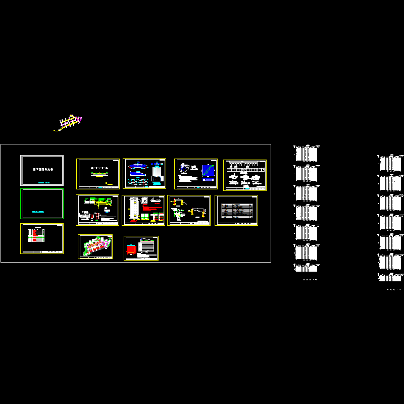 住房小区路面工程设计CAD施工大样图（27张）(dwg)