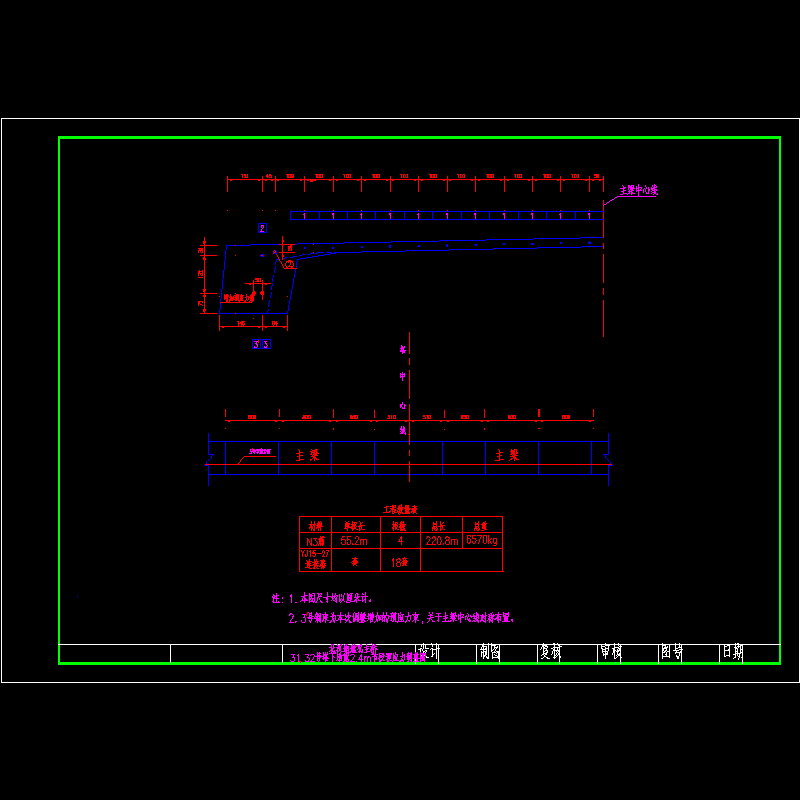 31#,32#塔下肋宽2.4米节段预力调整图.dwg