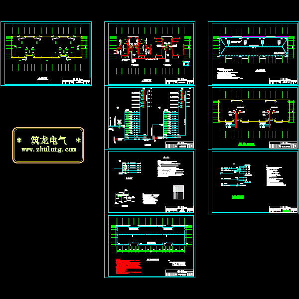 5层职工宿舍电气CAD施工图纸