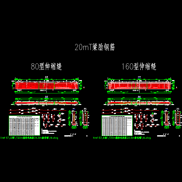 p12～13 t梁梁肋钢筋布置图（一）～（二）.dwg