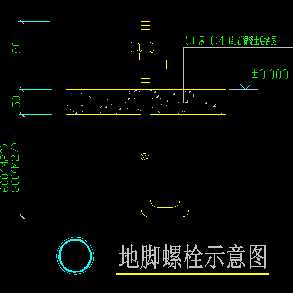 地脚螺栓示意图.dwg