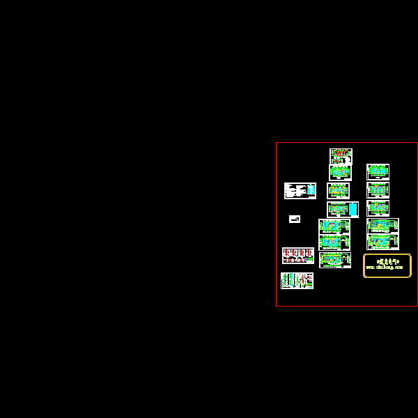 二类高层住宅楼电气CAD施工图纸(dwg格式)