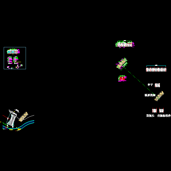 风雨廊CAD施工图纸(dwg)