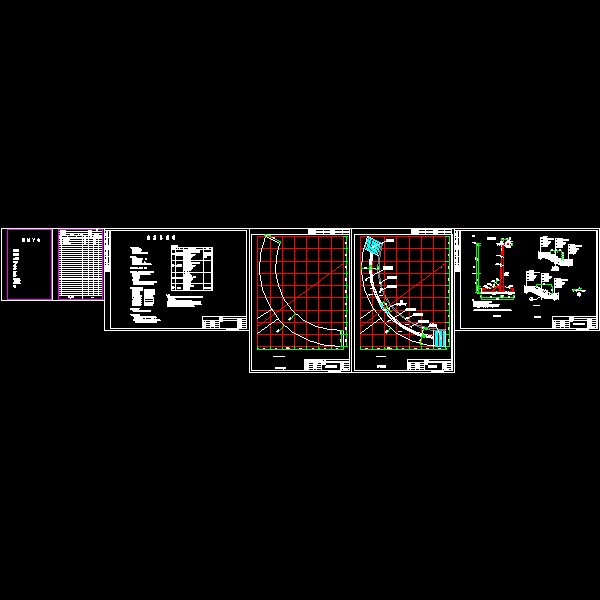 亲水平台CAD施工大样图(dwg)