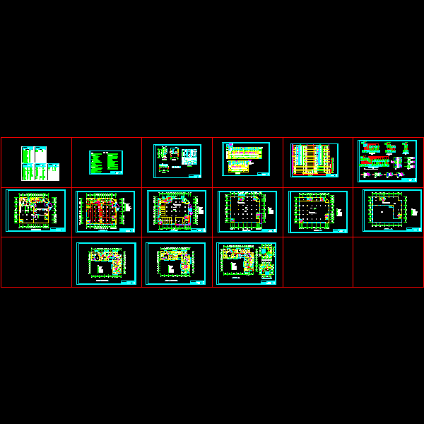 强电CAD施工图纸(dwg)