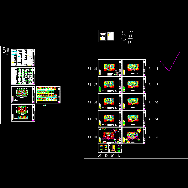 地上27层剪力墙结构住宅楼结构CAD施工图纸(dwg)(甲级桩基础)