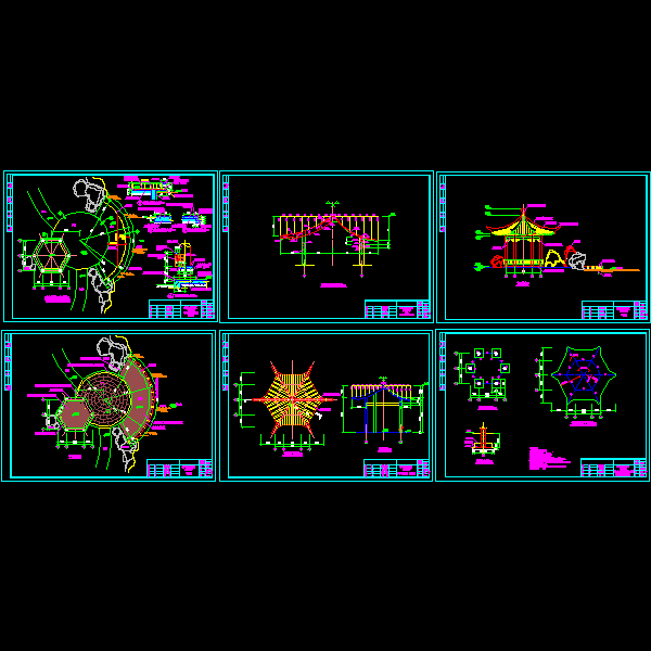 六角亭结构 - 1