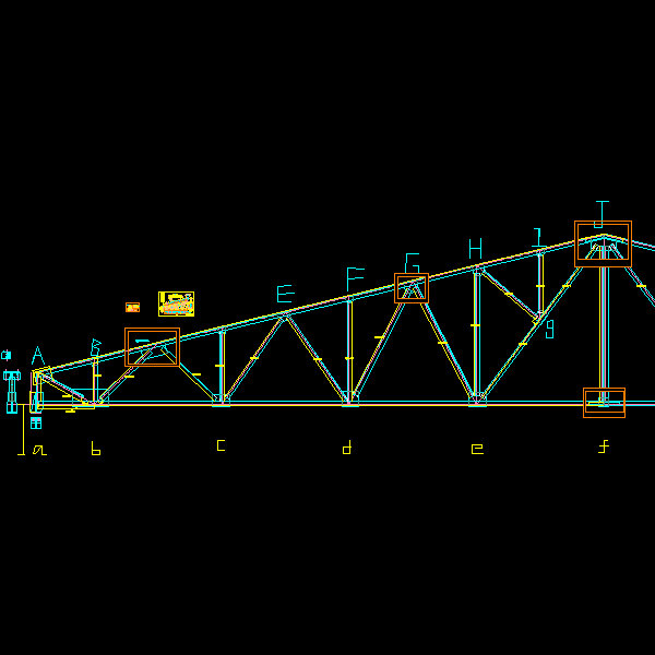 梯形钢屋架.dwg